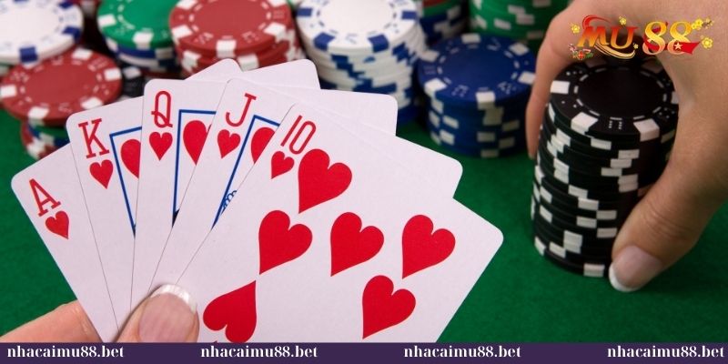 Các lựa chọn trong luật chơi Poker Texas Hold’em